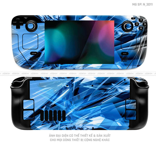 Dán Skin Máy Chơi Game Steam Deck Hình 3D | N_3D11