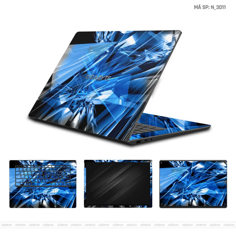 Dán Skin Laptop Gigabyte Hình 3D | N_3D11