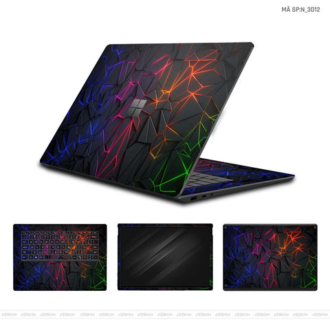 Dán Skin Laptop Surface Hình 3D | N_3D12
