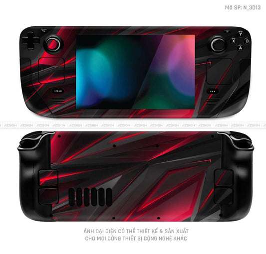 Dán Skin Máy Chơi Game Steam Deck Hình 3D | N_3D13