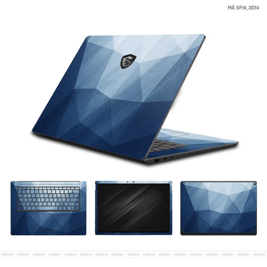 Dán Skin Laptop MSI Hình Nghệ Thuật 3D | N_3D14