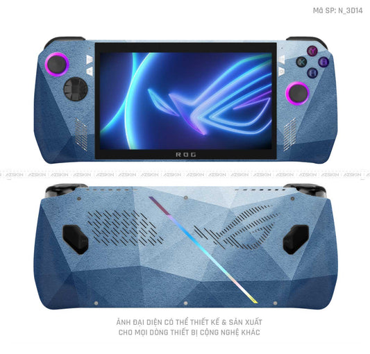 Dán Skin Máy Chơi Game Asus ROG Hình 3D | N_3D14