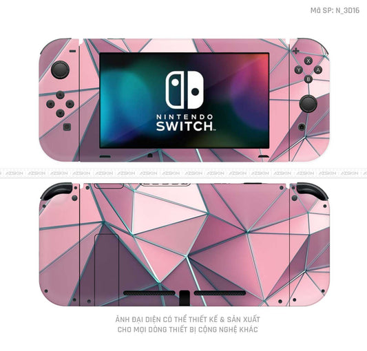 Dán Skin Máy Chơi Game Nintendo Switch Hình 3D | N_3D16