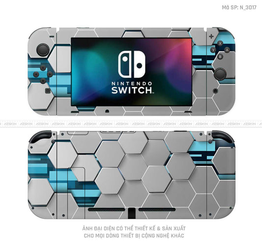 Dán Skin Máy Chơi Game Nintendo Switch Hình 3D | N_3D17
