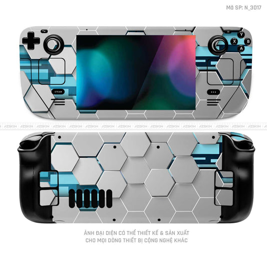 Dán Skin Máy Chơi Game Steam Deck Hình 3D | N_3D17