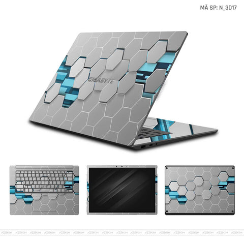 Dán Skin Laptop Gigabyte Hình 3D | N_3D17