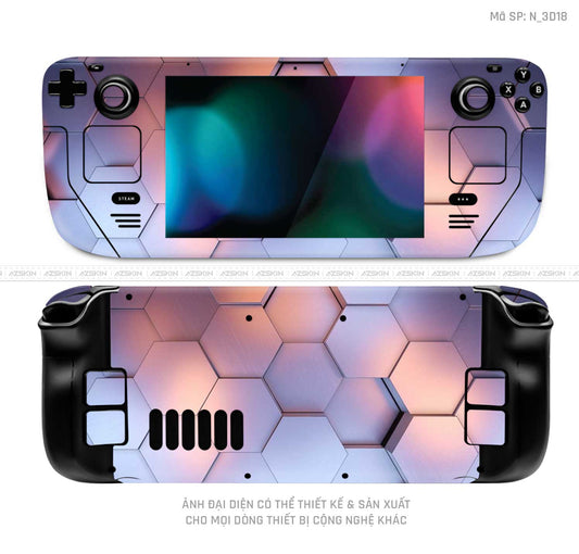 Dán Skin Máy Chơi Game Steam Deck Hình 3D | N_3D18