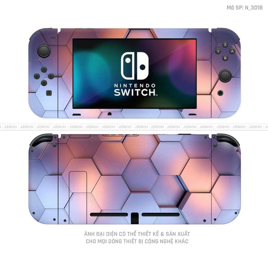 Dán Skin Máy Chơi Game Nintendo Switch Hình 3D | N_3D18