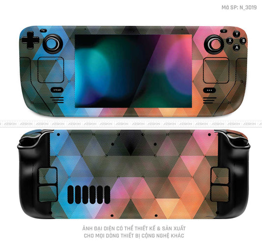 Dán Skin Máy Chơi Game Steam Deck Hình 3D | N_3D19