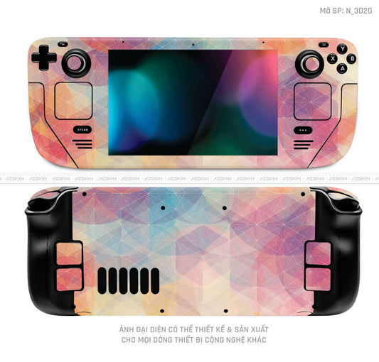 Dán Skin Máy Chơi Game Steam Deck Hình 3D | N_3D20