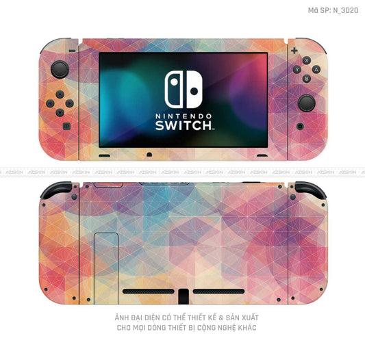 Dán Skin Máy Chơi Game Nintendo Switch Hình 3D | N_3D20