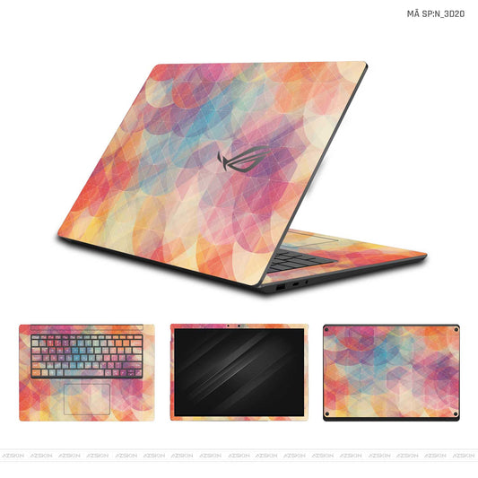 Dán Skin Laptop Asus Hình 3D | N_3D20