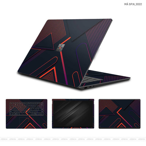 Dán Skin Laptop Surface Hình 3D | N_3D22