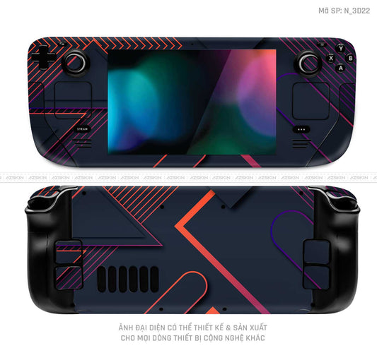 Dán Skin Máy Chơi Game Steam Deck Hình 3D | N_3D22
