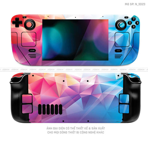 Dán Skin Máy Chơi Game Steam Deck Hình 3D | N_3D23
