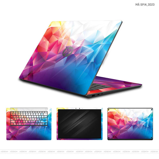 Dán Skin Laptop HP Hình 3D | N_3D23