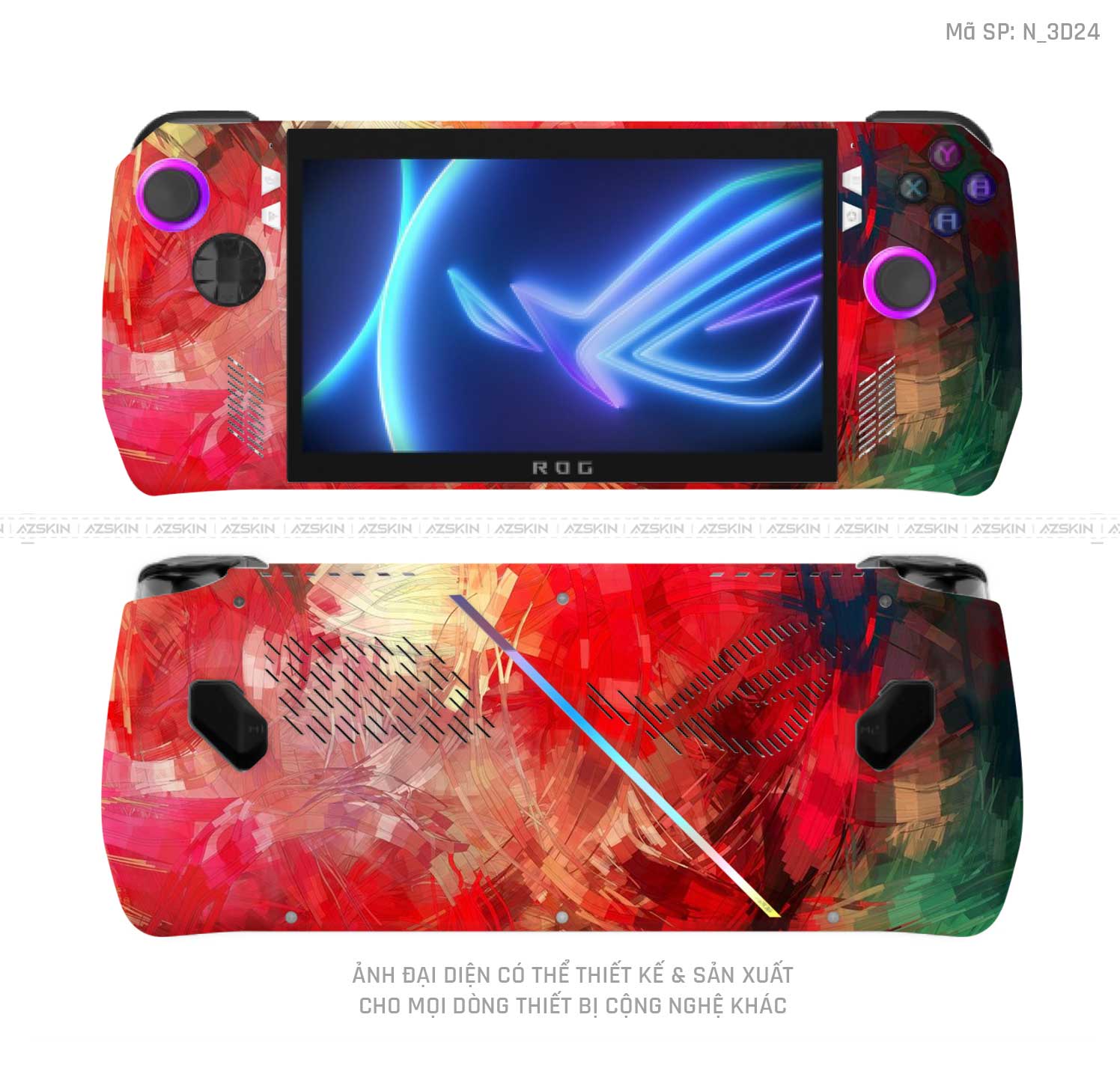 Asus Rog Router Skin Dán Skin Máy Chơi Game Asus ROG Hình 3D | N_3D24 – AZSKIN.VN