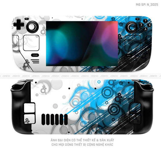 Dán Skin Máy Chơi Game Steam Deck Hình 3D | N_3D25
