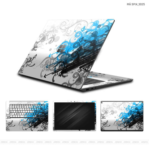 Dán Skin Laptop Surface Hình 3D | N_3D25