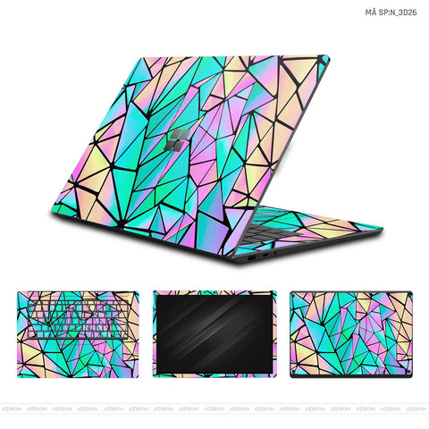 Dán Skin Laptop Surface Hình 3D | N_3D26