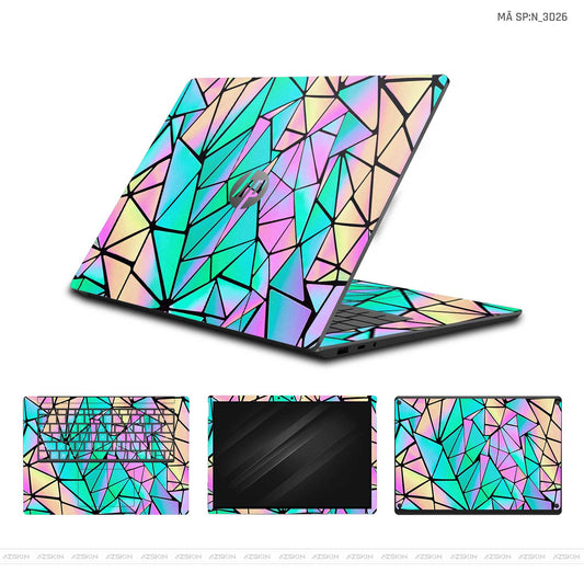 Dán Skin Laptop HP Hình 3D | N_3D26