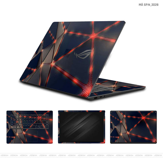 Dán Skin Laptop Asus Hình 3D | N_3D28