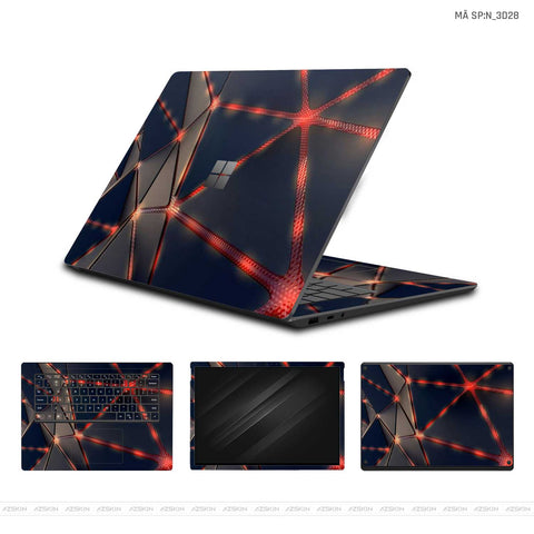 Dán Skin Laptop Surface Hình 3D | N_3D28