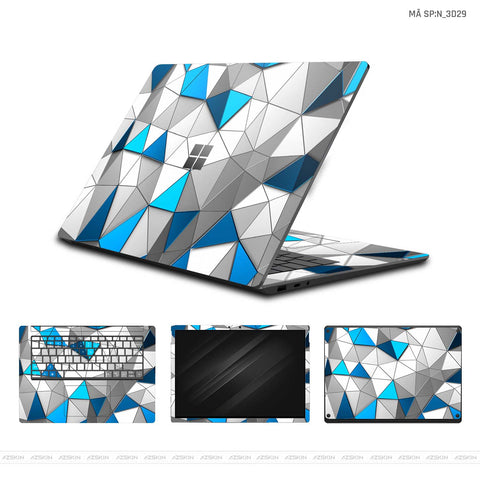 Dán Skin Laptop Surface Hình 3D | N_3D29