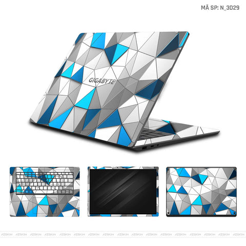 Dán Skin Laptop Gigabyte Hình 3D | N_3D29