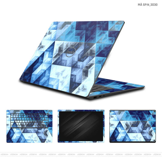 Dán Skin Laptop Dell Hình 3D | N_3D30