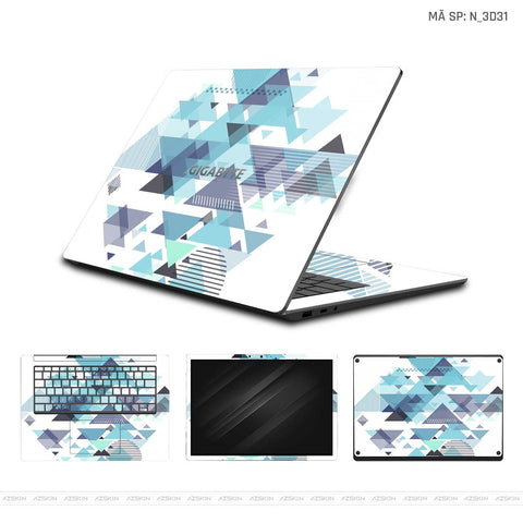 Dán Skin Laptop Gigabyte Hình 3D | N_3D31