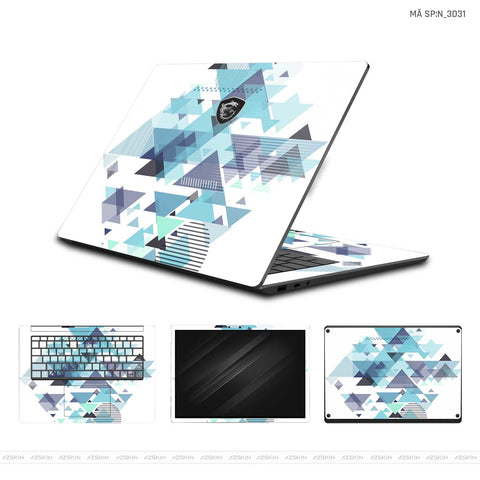 Dán Skin Laptop MSI Hình Nghệ Thuật 3D | N_3D31