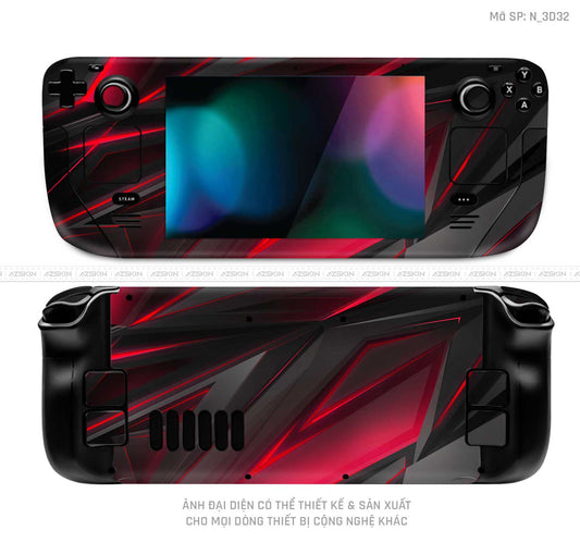 Dán Skin Máy Chơi Game Steam Deck Hình 3D | N_3D32