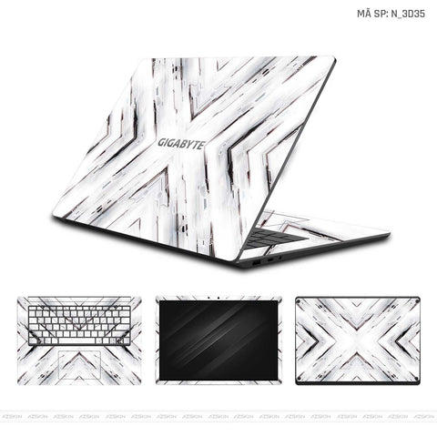 Dán Skin Laptop Gigabyte Hình 3D | N_3D35