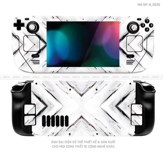 Dán Skin Máy Chơi Game Steam Deck Hình 3D | N_3D35