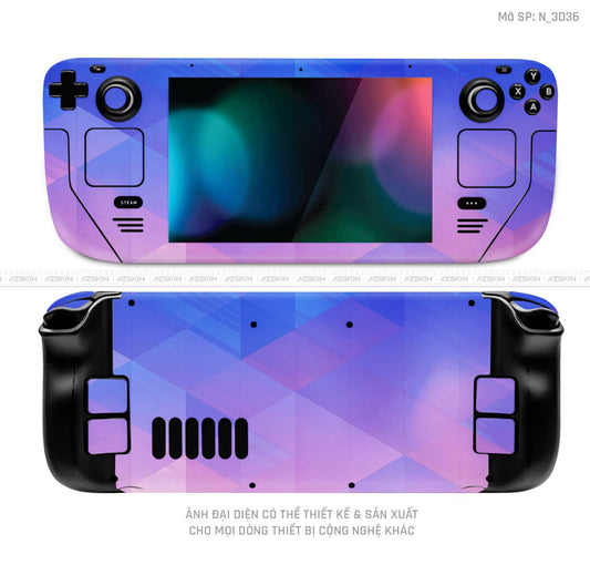 Dán Skin Máy Chơi Game Steam Deck Hình 3D | N_3D36