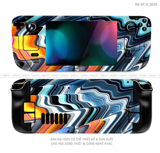 Dán Skin Máy Chơi Game Steam Deck Hình 3D | N_3D39