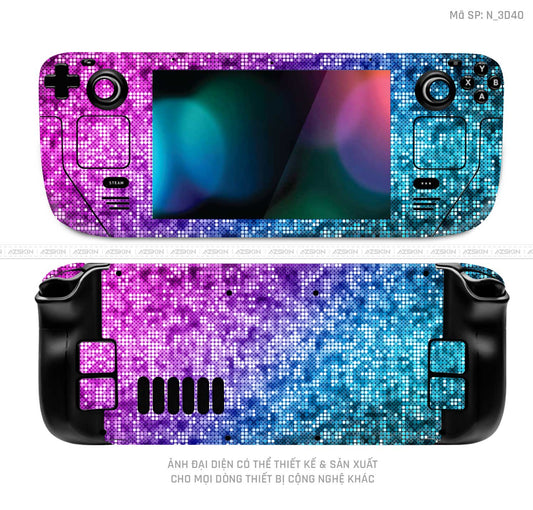 Dán Skin Máy Chơi Game Steam Deck Hình 3D | N_3D40