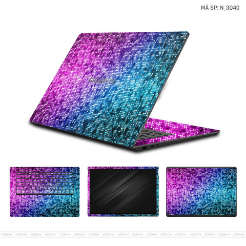 Dán Skin Laptop Gigabyte Hình 3D | N_3D40