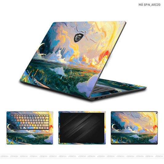 Dán Skin Laptop MSI Hình Nghệ Thuật Arcilyc | N_ARC20