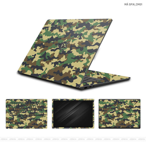 Dán Skin Laptop Razer Hình Camo | N_CM01