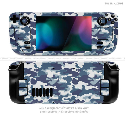 Dán Skin Máy Chơi Game Steam Deck Hình Camo | N_CM02