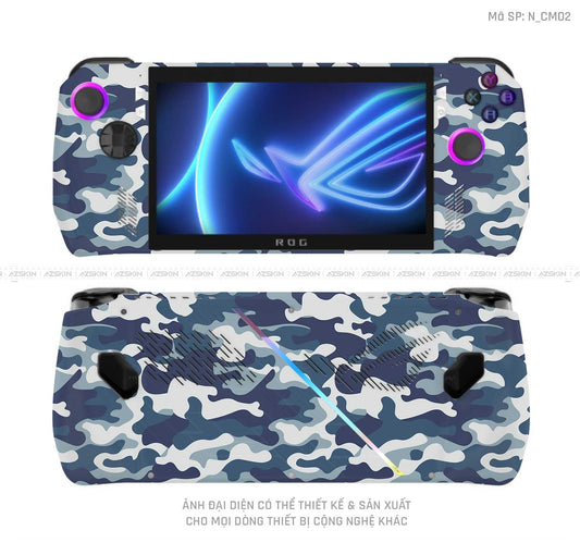 Dán Skin Máy Chơi Game Asus ROG Hình Camo | N_CM02