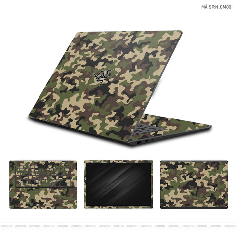 Dán Skin Laptop Razer Hình Camo | N_CM03