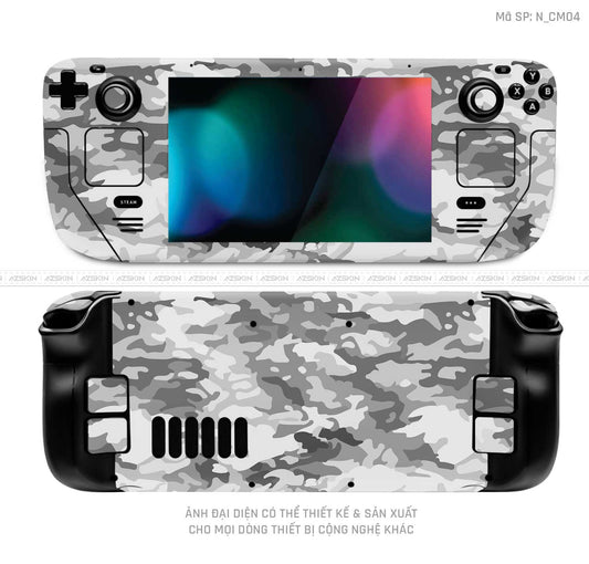 Dán Skin Máy Chơi Game Steam Deck Hình Camo | N_CM04