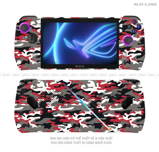 Dán Skin Máy Chơi Game Asus ROG Hình Camo | N_CM05