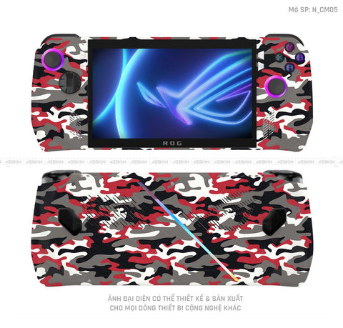 Dán Skin Máy Chơi Game Asus ROG Hình Camo | N_CM05