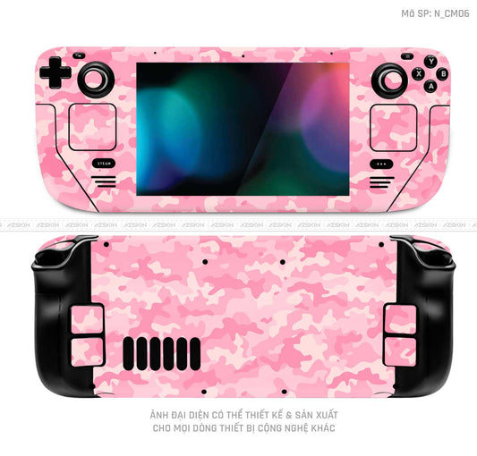 Dán Skin Máy Chơi Game Steam Deck Hình Camo | N_CM06