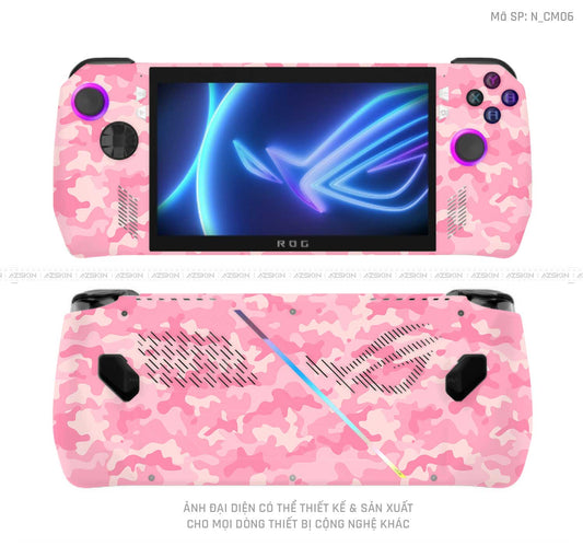 Dán Skin Máy Chơi Game Asus ROG Hình Camo | N_CM06