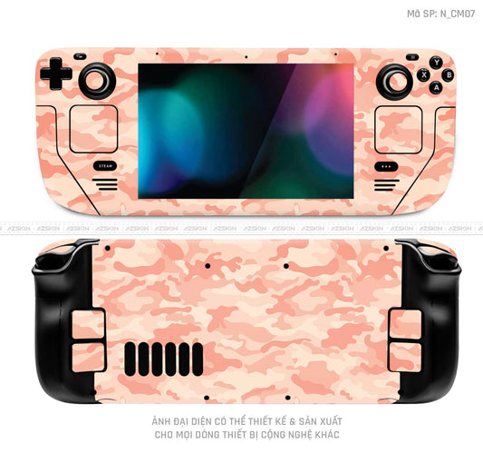 Dán Skin Máy Chơi Game Steam Deck Hình Camo | N_CM07